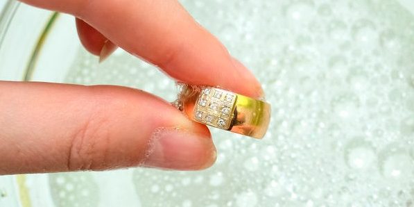 Как почистить золото в растворе